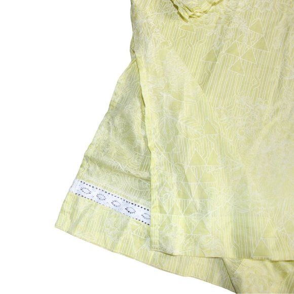 Oak Girls Light Weight Tunic-Blended Patterns-Light Green-Size 13/14 yrs-NWT - Picture 8 of 8
